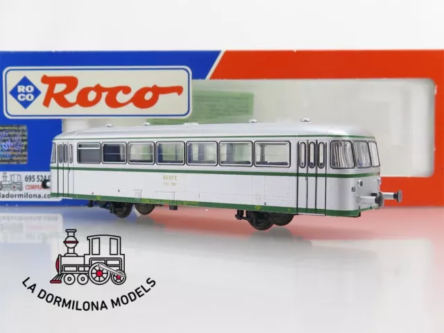 Rs531 H0 =Dc Roco 43063.1 Coche Adicional Ferrobus Serie 301 Fri-301 Renfe - Ovp