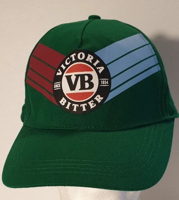 VICTORIA BITTER (VB) BEER State of Origin Rugby League Cap Hat Green