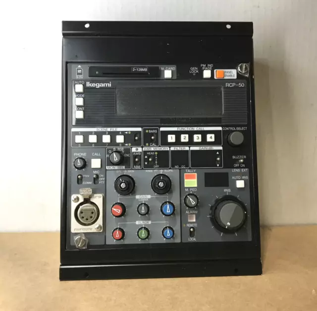 Untested Ikegami Model RCP-50 Digital Remote Control Panel for BS45 Base Station