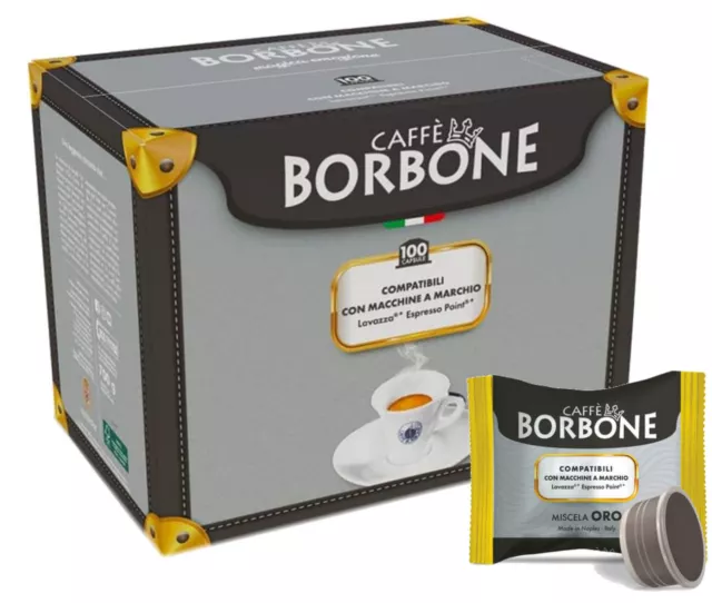 Capsule Miscela ORO Caffè Borbone FAP  compatibili Lavazza Espresso Point GRATIS