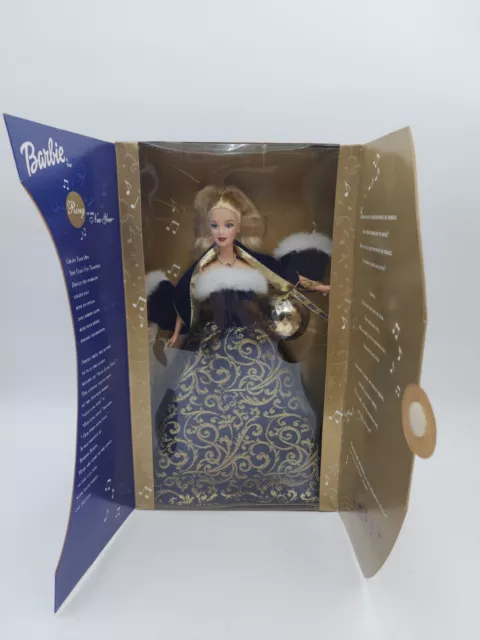 Bring in the New Year Barbie Doll Blonde 2001 Mattel 52742 New FAST SHIP!