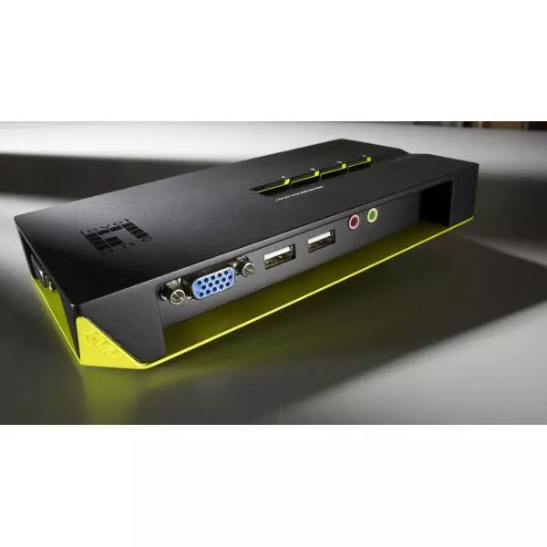 LevelOne KVM-0421 switch per keyboard-video-mouse (kvm) Nero, Verde 3