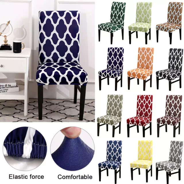 Elastic Dining Chair Covers Kitchen Home Wedding Chair Protective Slipcover Home