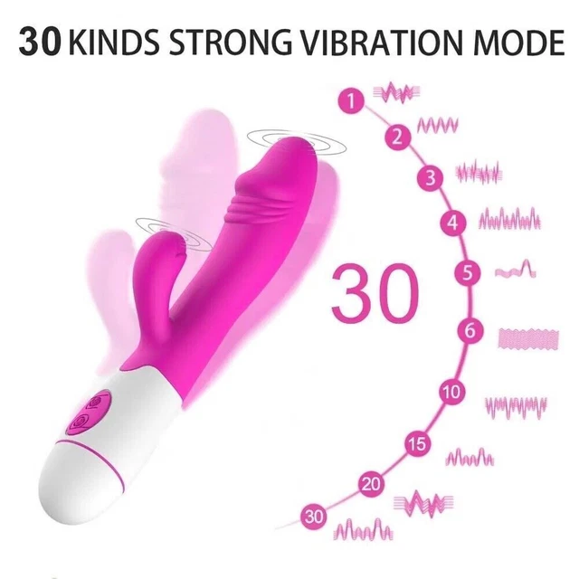 Vibromasseur Silicone Vibrateur Gode Puissant G Spot Magique Baguette Érotique