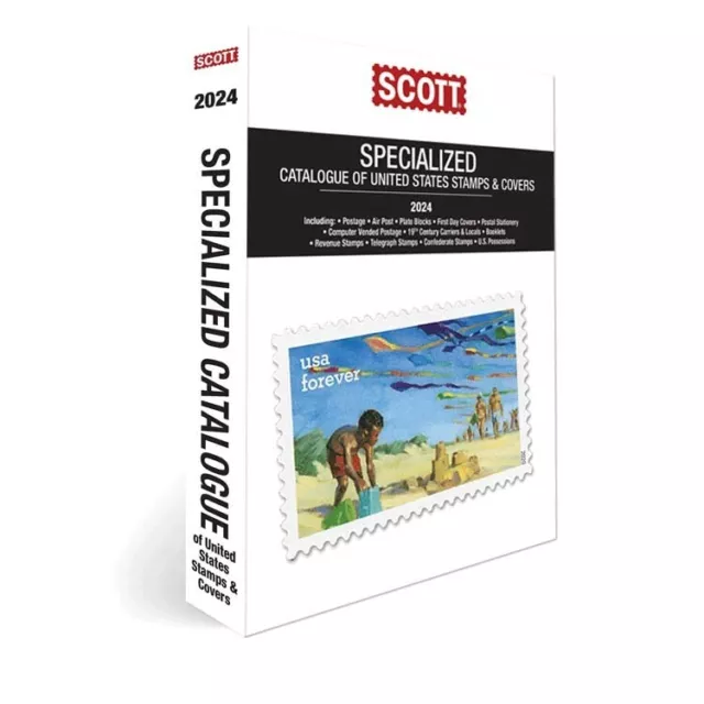 2024 Scott Specialized US Postage Stamp & Cover Catalogue +Free Brochure