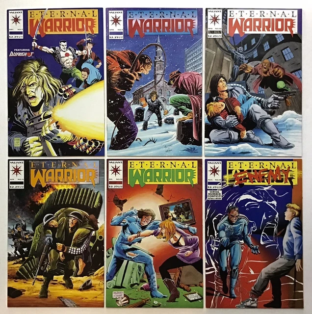 ETERNAL WARRIOR 5, 9, 10, 11, 12, 13, Vol. 1, Valiant 1992/93 (Nice 6 Book Lot)