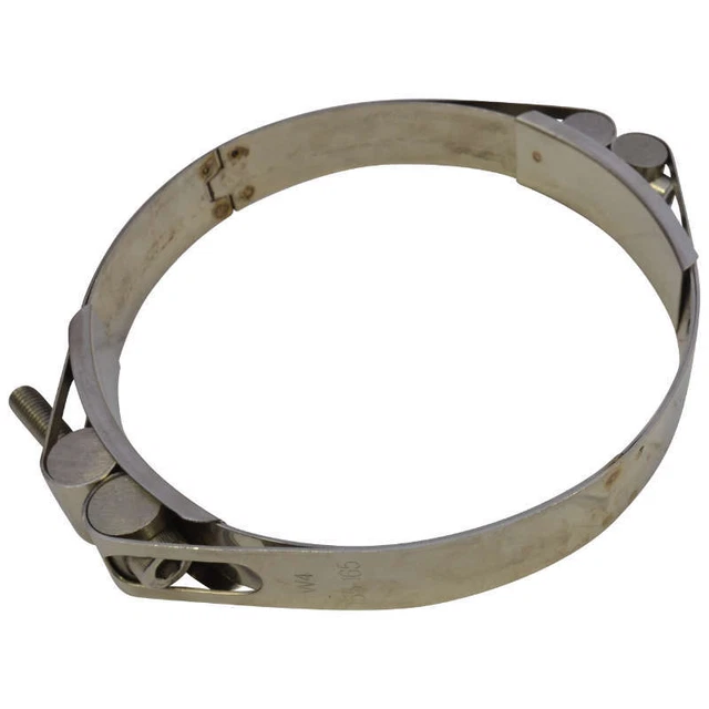 Fascetta a banda larga acciaio inox W4 2 pezzi 155-165 mm morsetto tubolare fascetta accessori