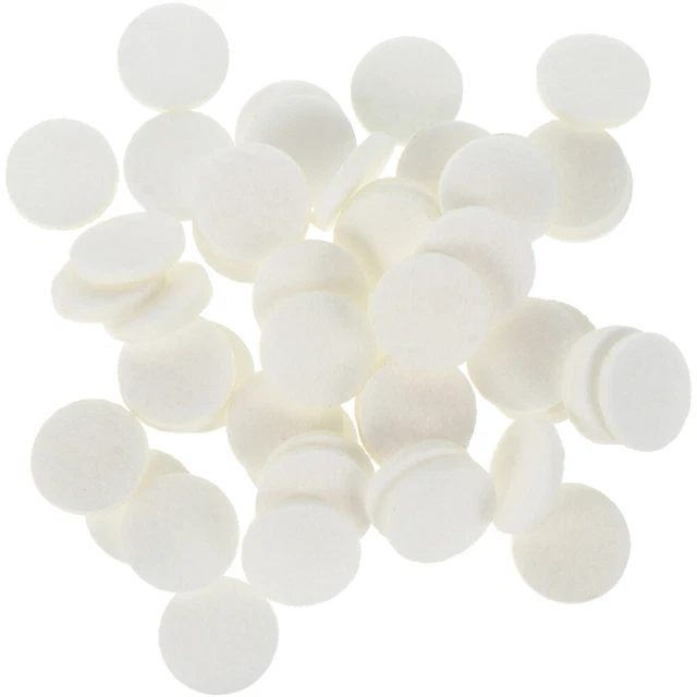 100 un. almohadillas de aroma reemplazables almohadillas difusoras de algodón almohadillas compactas de aromaterapia Aro