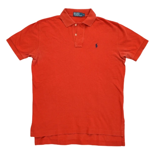 POLO RALPH LAUREN Maglia Polo  Shirt ROSSA custom fit S da uomo small-polo 3