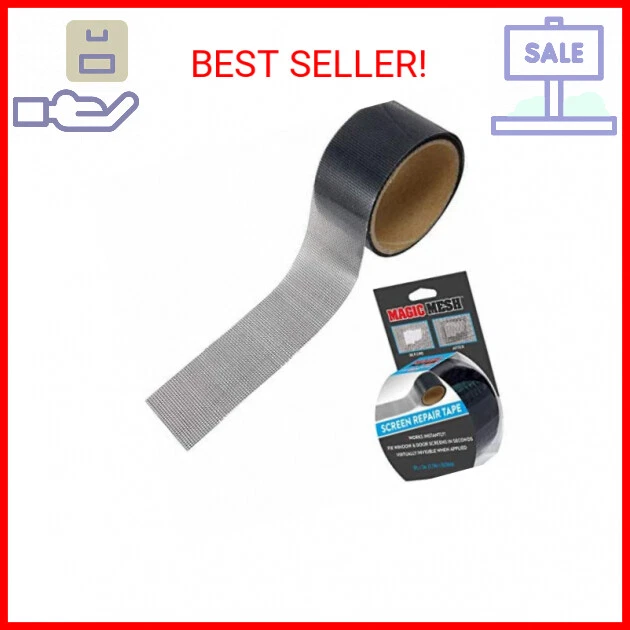 Magic Mesh Screen Repair Tape Strong Adhesive, Instantly Mend & Repair Holes