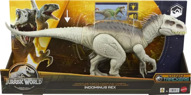 Jurassic World Toys Camouflage 'N Battle juguete dinosaurio, figura Indominus Rex 2
