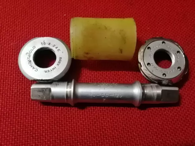 Campagnolo Super record bottom bracket 70 ss 120 Z 113mm movimento centrale ITA