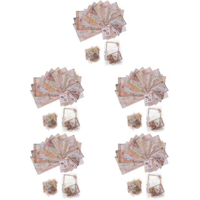 5 Sets von Scrapbooking Supplies Journal DIY Kit Journals Planer Papieraufkleber