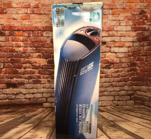 SHARPER IMAGE IONIC Breeze SI737 Quadra Silent Air Purifier Black