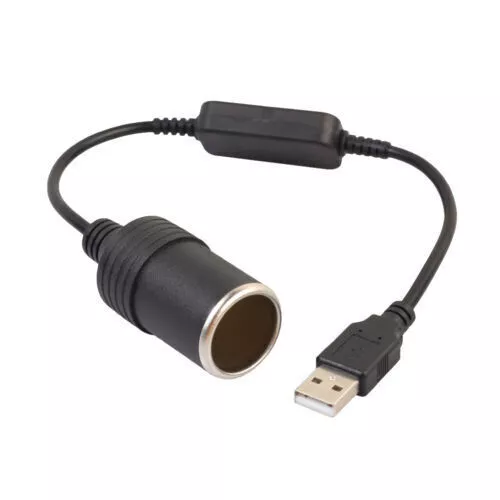 PORT USB VERS 12V Allume-cigare Pour Voiture Adaptateur