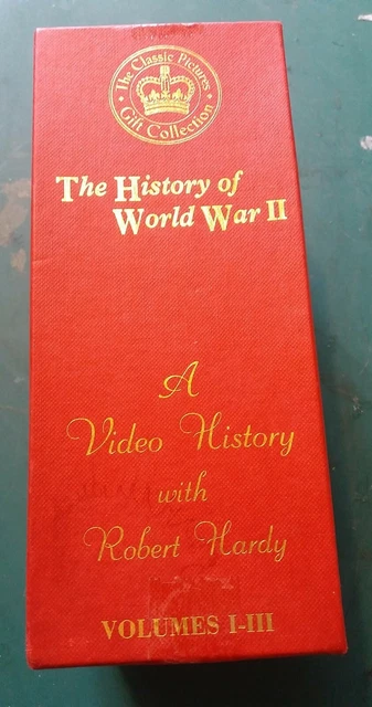 THE HISTORY OF World War 2 VHS. A Video History with Robert Hardy WW2 ...