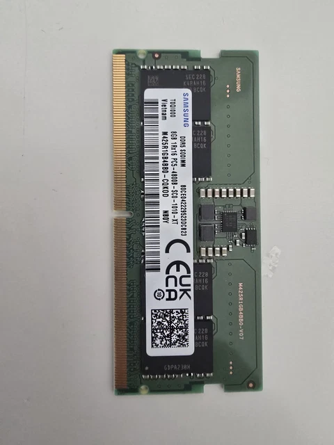 SAMSUNG 8GB PC5-4800B DDR5 4800 MHz SO-DIMM Laptop Memory RAM