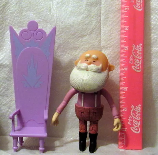 Rudolph The Red Nosed Reindeer Toy Figs. Santa Claus and Throne Large Figure
