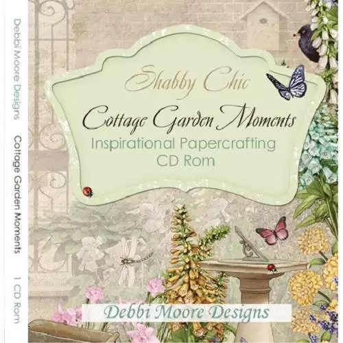 Debbi Moore Shabby Chic Cottage Garden Moments Inspirational CD Rom (320714)