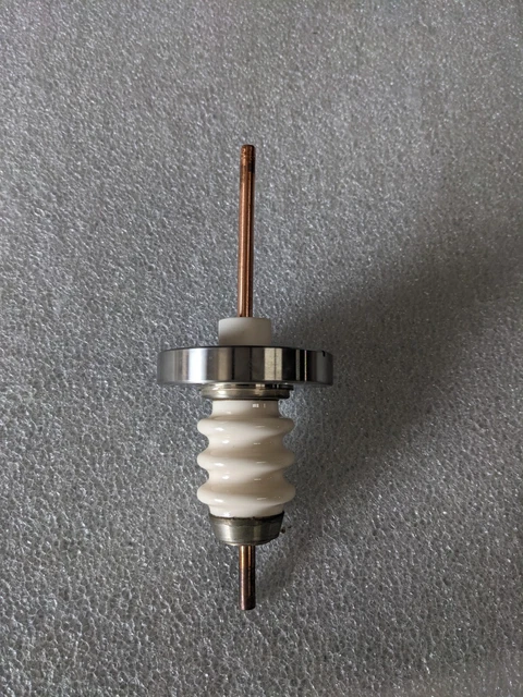 mdc vacuum 30kv high voltage conflat feedthrough UHV vacuum 150 amps