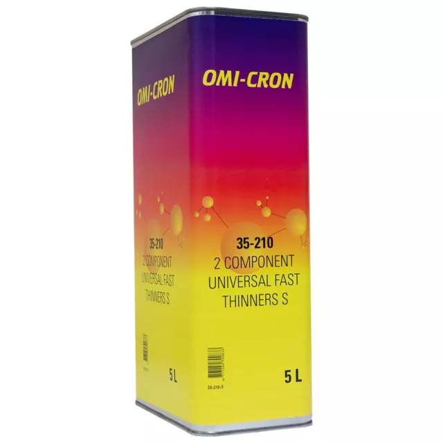 5L Omi-Cron Premium 2k Universal Paint Thinner Automotive Basecoat Base Coat