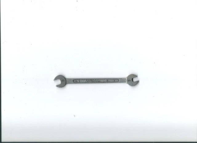 Clé à Fourche Vanasam 6/8 - Numéro 10, Longueur 130mm, Occasion Bon état