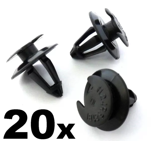 20x VW Plastic Interior Trim Clips for Door Card Mouldings Panels & Boot Linings