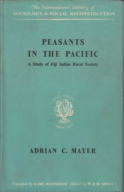 # 1 A Australiana , Hc/Dj , Peasants In The Pacific , Fiji Indian Rural Society