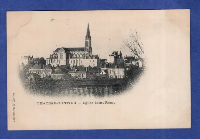 Hd * CPA / Carte Postale :  Château-Gontier : Eglise Saint-Rémy