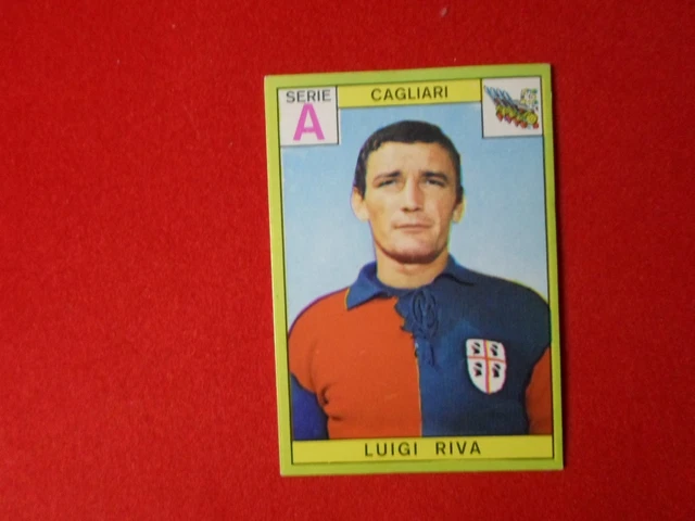 Carte Panini Calciatori Campioni Dello Sport 1970-71 #96 Luigi Riva - état Neuf (mint) - Italie