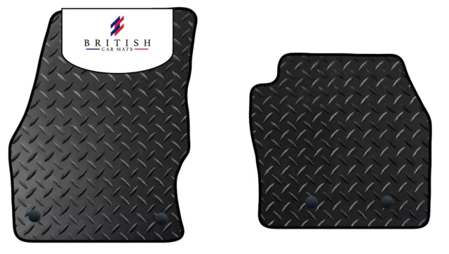 Fits Ford Transit Connect 2016-ON 4 Clips Tailored HD 3mm Rubber Van Floor Mat