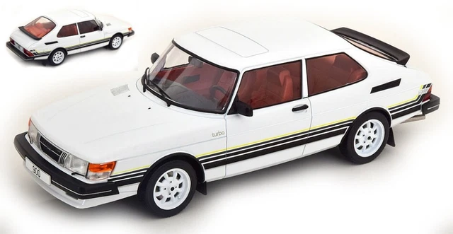 ModelCarGroup 1:18 Saab 900 Turbo Année De Construction 1981 Blanc Decor Modelcar Group Mcg18339