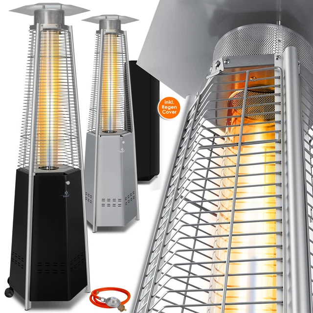 KESSER® Heizstrahler Pyramide Gasheizer Gasheizstrahler Terrassenheizstrahler