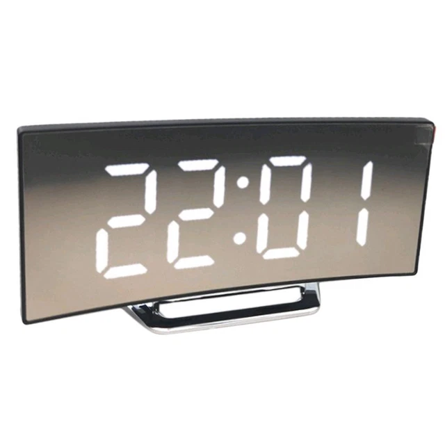 1 Pack Digital Alarm Clock Battery Operated Desktop Alarm Clock Bedside