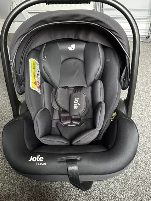 JOIE i-LEVEL (reclining) isofix CAR SEAT BLACK - Cond GOOD
