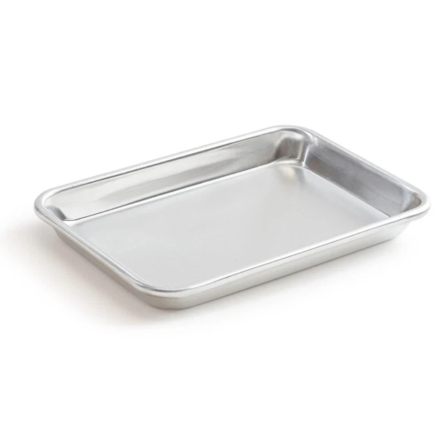 Bakn BAKSP1007 6.5" x 9.5" 19 Gauge Aluminum Sheet Pan