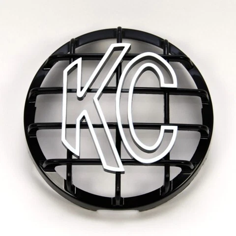Kc HiLites 7210 6" Black Abs Stone Guard - Single Guard
