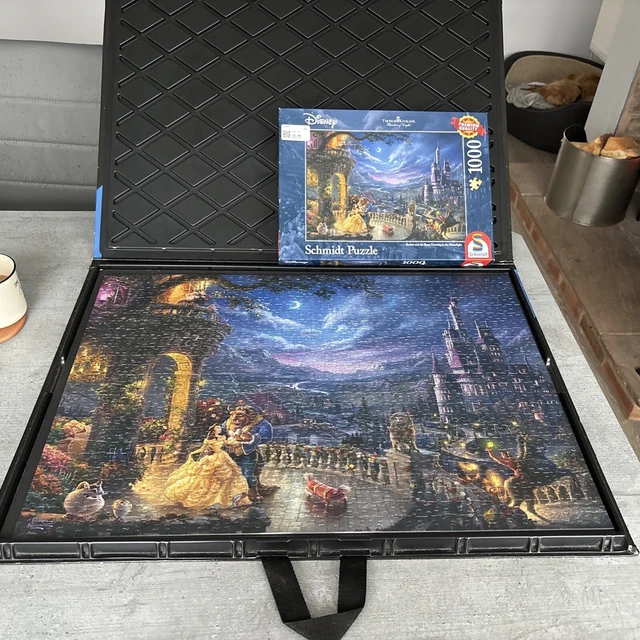 THOMAS KINKADE DISNEY ‘Beauty And The Beast’ 1000pc Jigsaw Puzzle 100 % ...