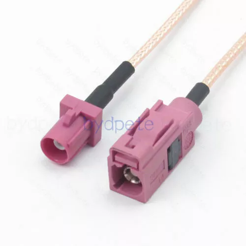 Fakra-H male to Fakra female RG316 Cable for Car LVDS Caravan camera 10m 12m lot
