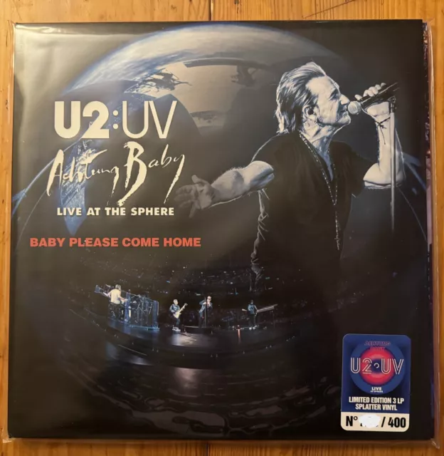 U2 " Baby Please Come Home, 3 Splatter Vinyl Lp