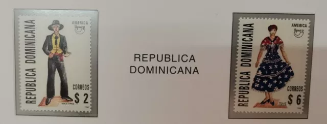 DOMINICAN REPUBLIC AMERICA UPAEP 1996 ** MNH set