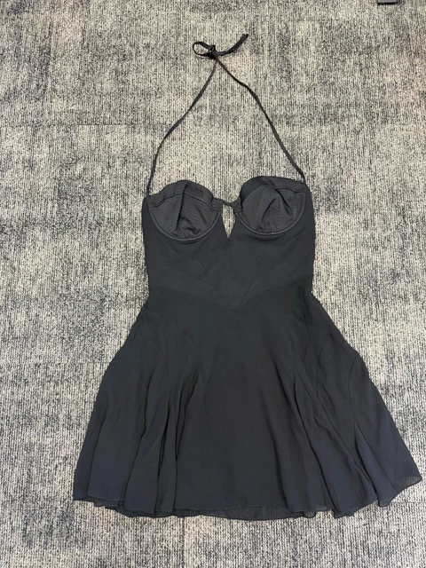 OH POLLY BLACK corset bustier mesh mini dress size uk6 19.36 - PicClick UK OH POLLY BLACK corset bustier mesh mini dress size uk6 19.36 - PicClick UK