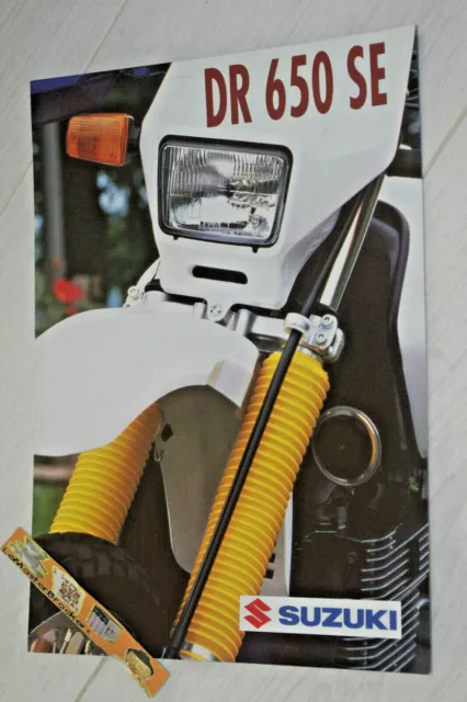 Suzuki Dr/650/Se Brochure Catalogue Moto Trail Documentation