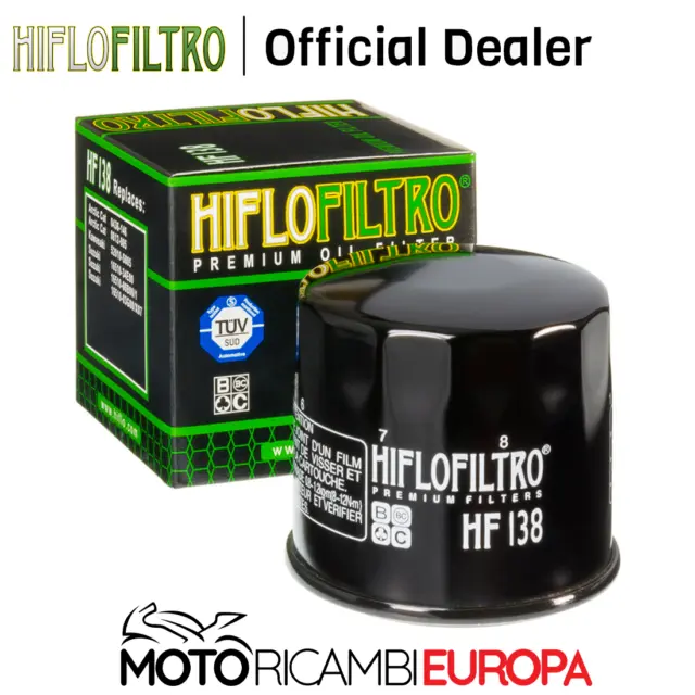 Filtro Olio Aprilia Rsv 1000 Rsv4 R Factroy 2010-2012 Hiflo -Hf138