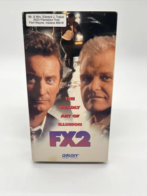 FX2 - THE Deadly Art of Illusion (VHS, 1991) Brian Dennehy, Bryan Brown 