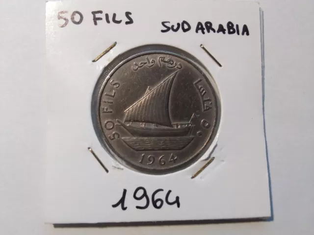 Moneta Sud Arabia - 50 Fils - 1964