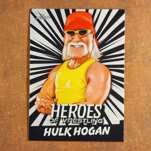 30529 . 2023 leaf heroes of wrestling b4 hulk hogan WHITE 2.57