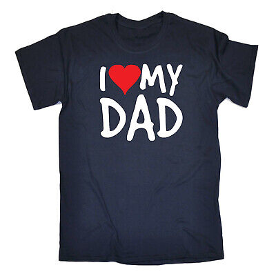 Funny Kids Childrens T-Shirt tee TShirt - I Heart Love My Dad
