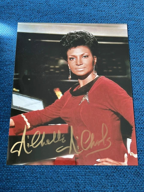 Nichelle Nichols - autografo originale A4 firmato Star Trek - incl. COA!!