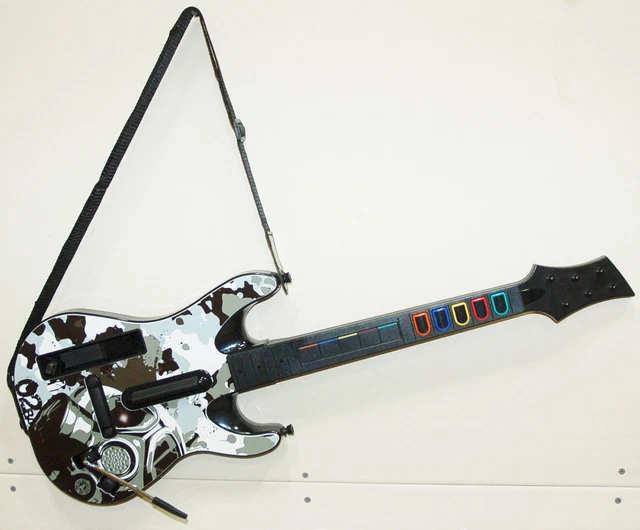 OFFICIAL GUITAR HERO Nintendo Wii Wireless Controller Military Limited